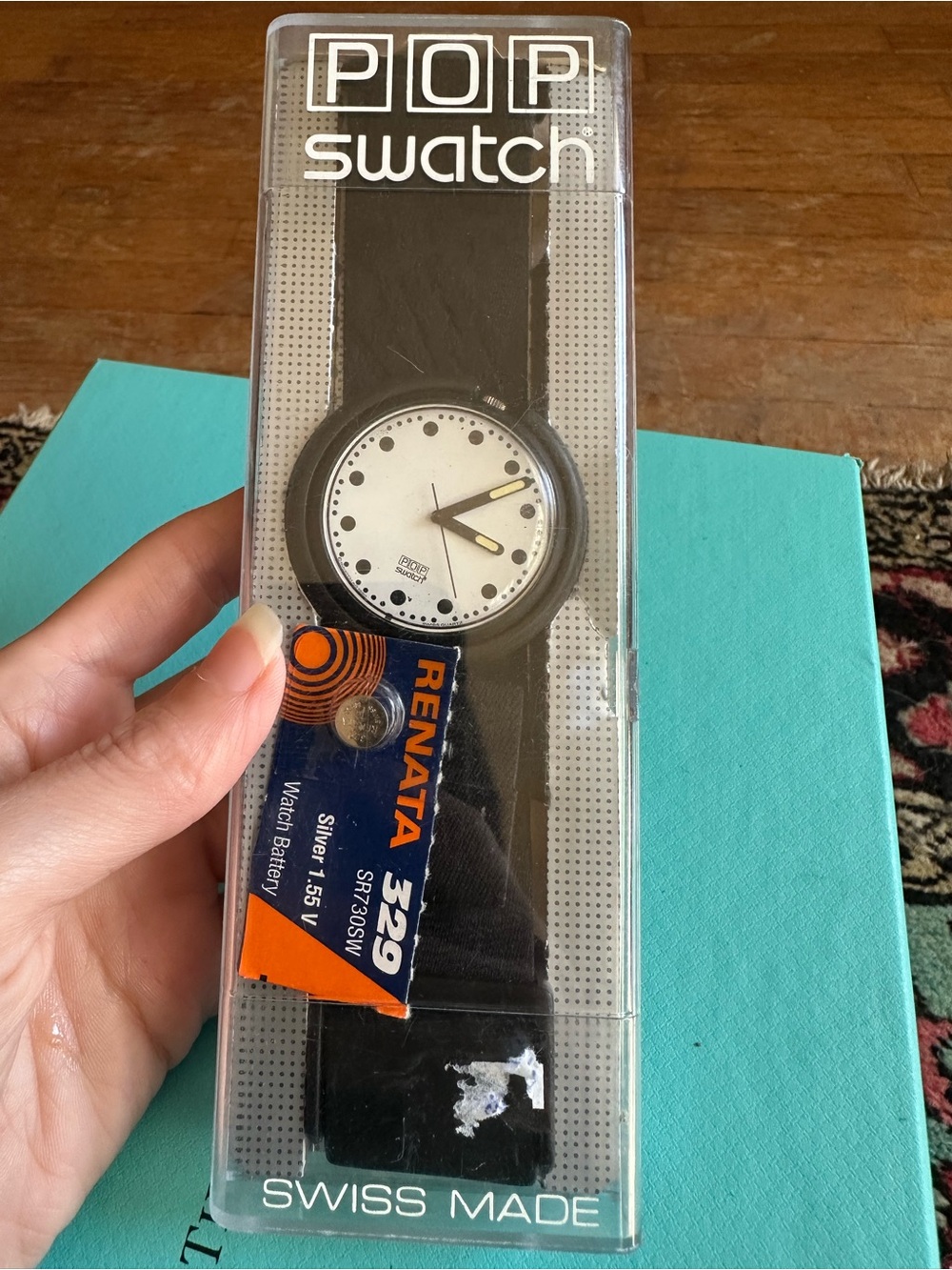 Vintage Pop Swatch Watch With Case
